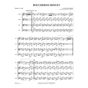 Boccherini Minuet - Full Score